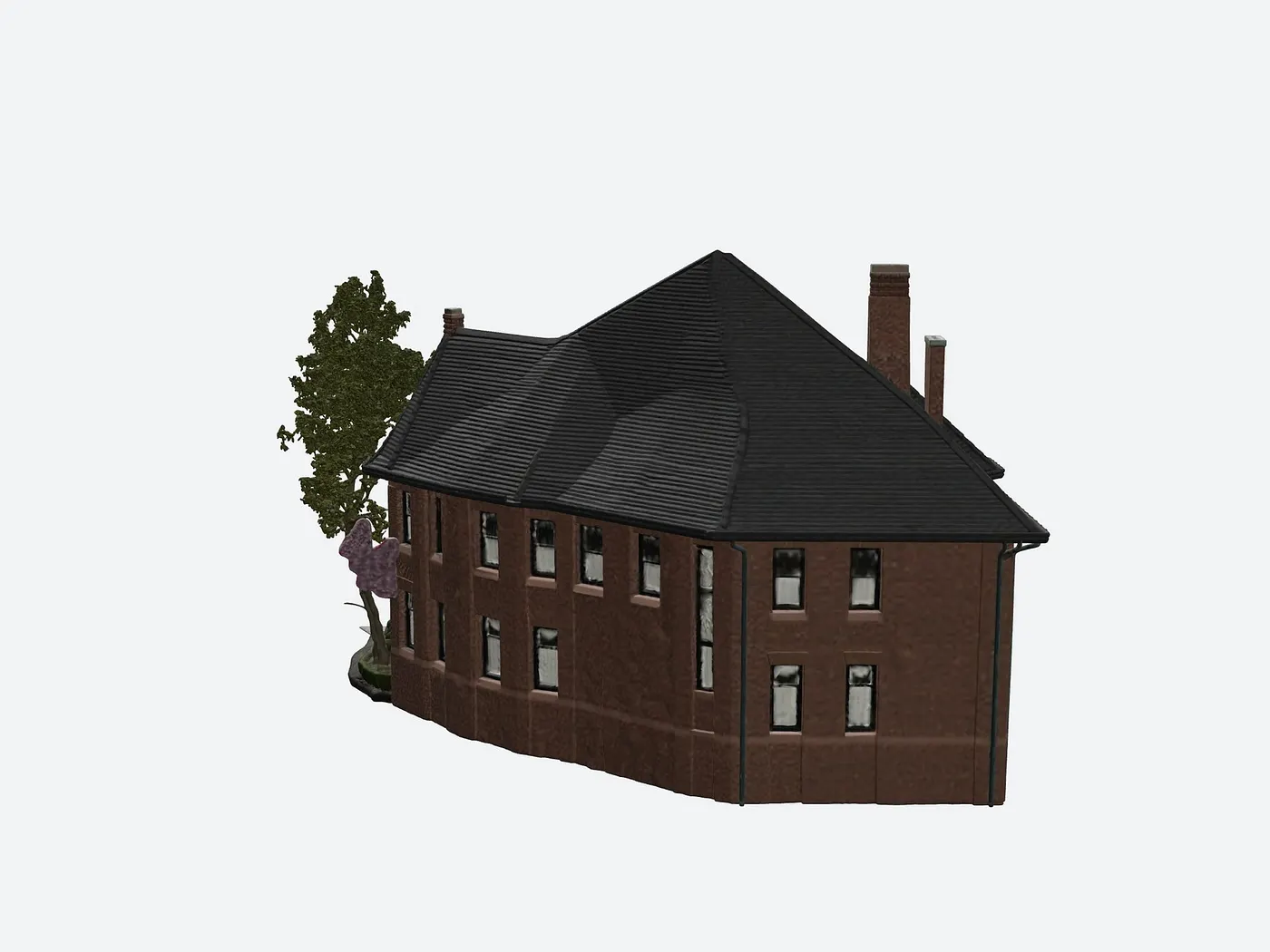 The failure: Meshy’s rear roof has no dormer at all (3)